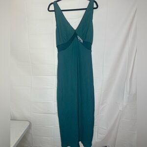 Wild Fable Sleeveless Slip Dress Women’s Size XL Dark Teal Blue  Maxi
